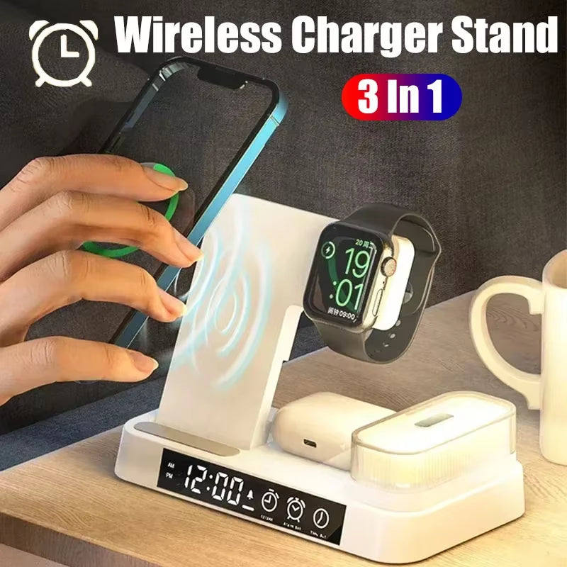 3 in 1 Compact Wireless Charger