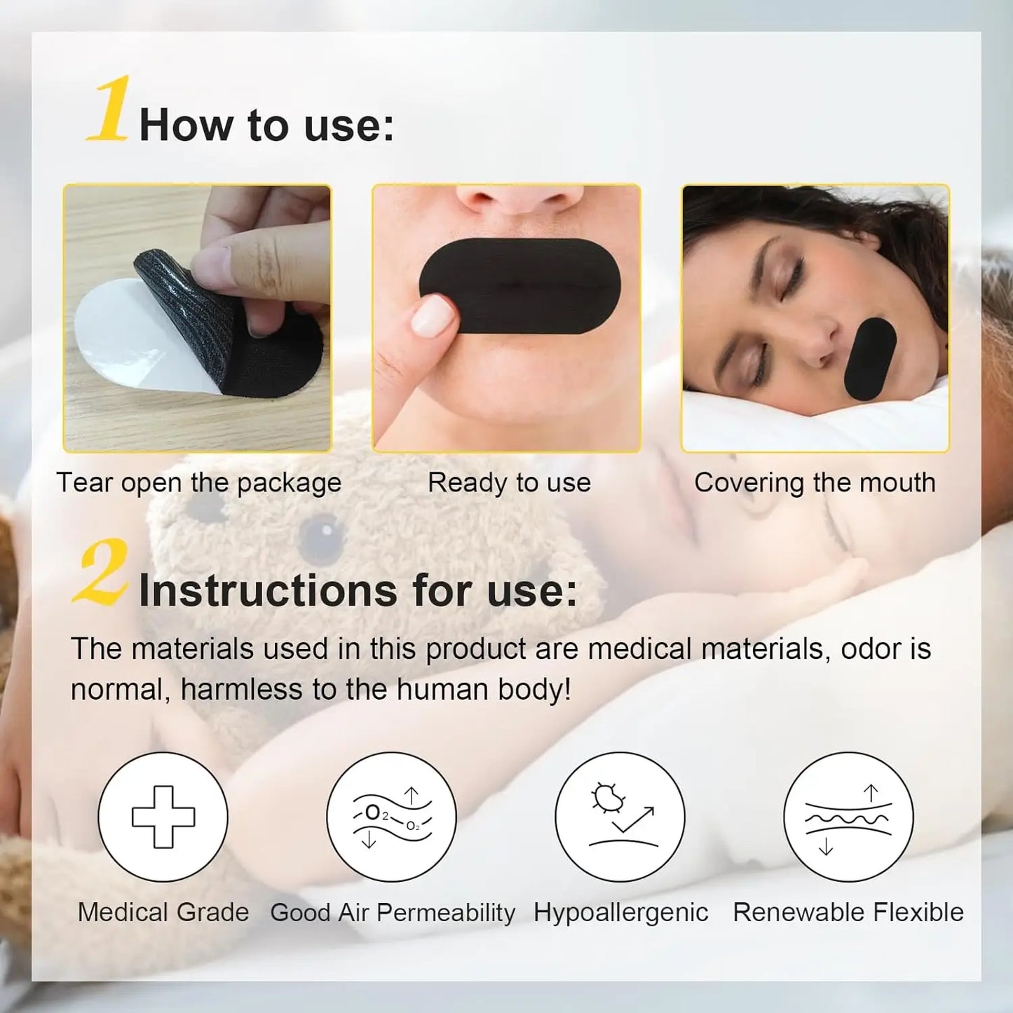 Sleeping Mouth Tape